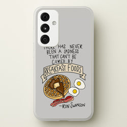 Breakfast Foods - Parks  - Parks and Recreation Phone Case for Galaxy A15
