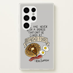 Breakfast Foods - Parks  - Parks and Recreation Phone Case for Galaxy S24 Ultra