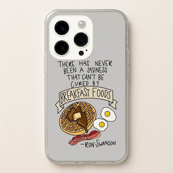 Breakfast Foods - Parks  - Parks and Recreation Phone Case for iPhone 14 Pro
