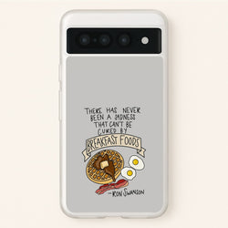 Breakfast Foods - Parks  - Parks and Recreation Phone Case for Google Pixel 7 Pro