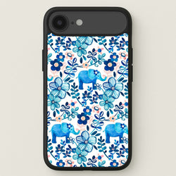 Elephant and Floral Pattern Phone Case for iPhone 17 Air