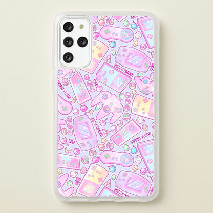 Power Up, Gaming Pattern  -  Phone Case for Galaxy S20 Plus