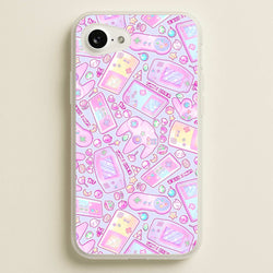 Power Up, Gaming Pattern  -  Phone Case for iPhone 16e