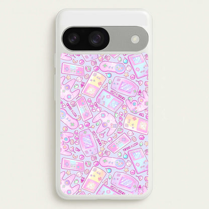 Power Up, Gaming Pattern  -  Phone Case for Google Pixel 9 / 9 Pro