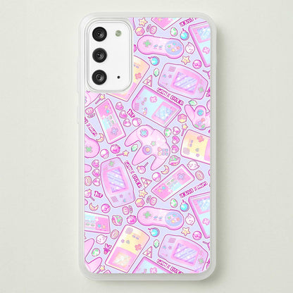 Power Up, Gaming Pattern  -  Phone Case for Galaxy Note 20