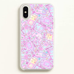Power Up, Gaming Pattern  -  Phone Case for iPhone XS Max