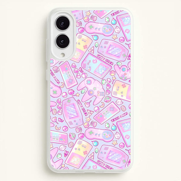 Power Up, Gaming Pattern  -  Phone Case for Galaxy S25 Edge