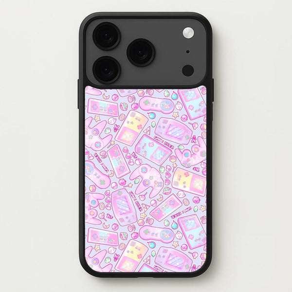Power Up, Gaming Pattern Phone Case for iPhone 17 Pro