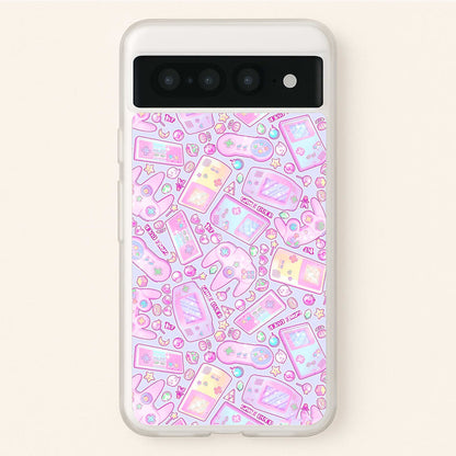 Power Up, Gaming Pattern  -  Phone Case for Google Pixel 7 Pro