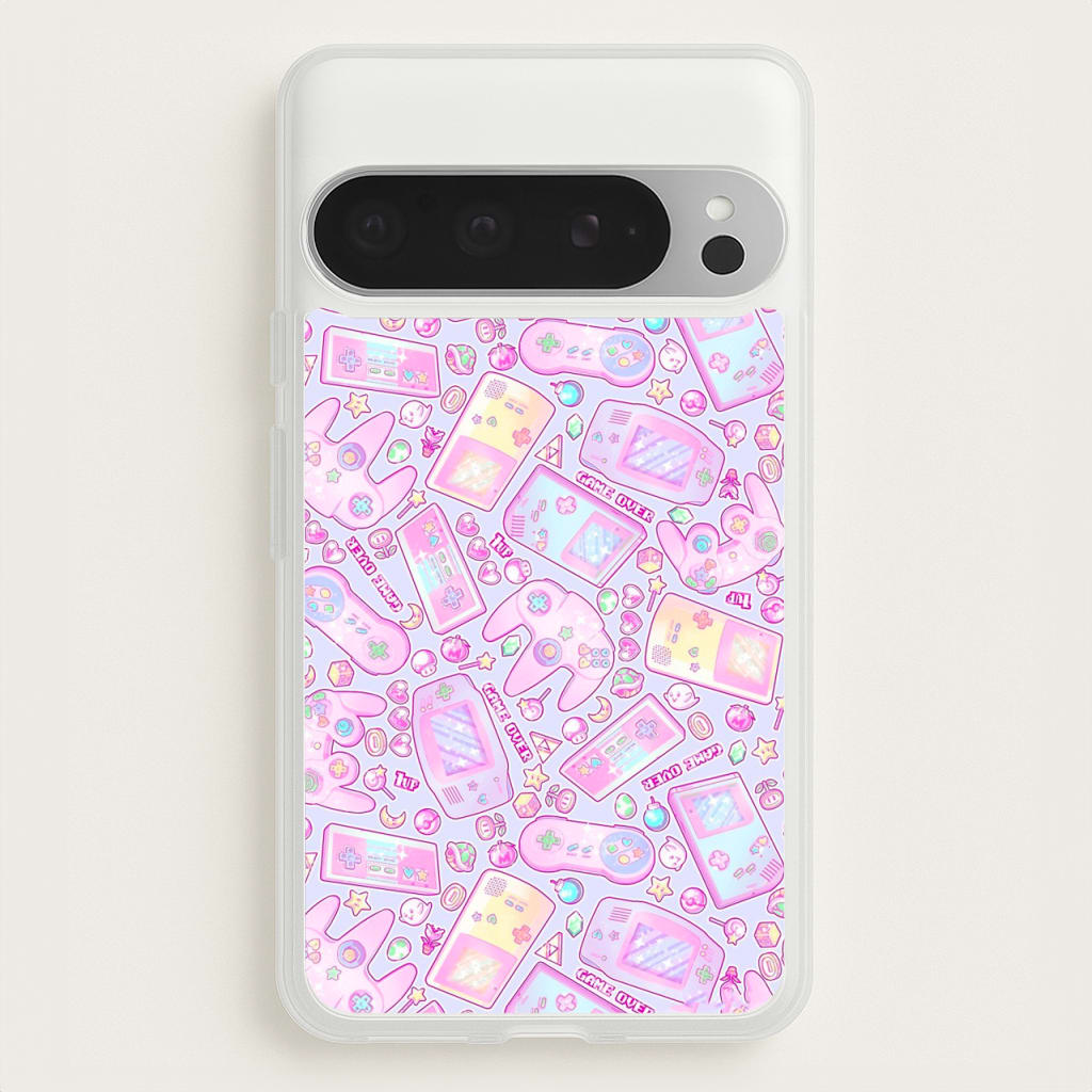 Power Up, Gaming Pattern  -  Phone Case for Google Pixel 9 Pro XL