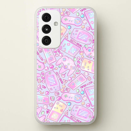 Power Up, Gaming Pattern  -  Phone Case for Galaxy A15