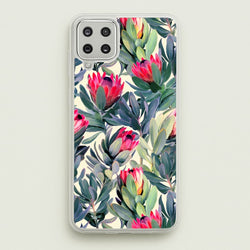 Painted Protea Pattern  - Floral Phone Case for Galaxy A12