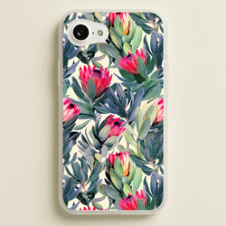 Painted Protea Pattern  - Floral Phone Case for iPhone 16e