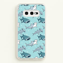 Shark Pattern  -  Phone Case for Galaxy S10e