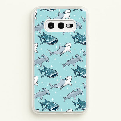 Shark Pattern  -  Phone Case for Galaxy S10e
