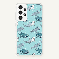 Shark Pattern  -  Phone Case for Galaxy A53