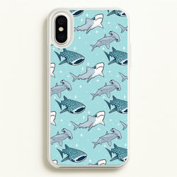 Shark Pattern  -  Phone Case for iPhone XS Max