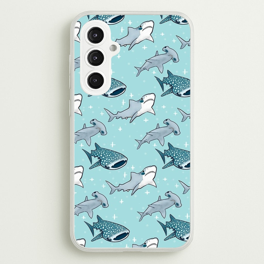 Shark Pattern  -  Phone Case for Galaxy S23FE