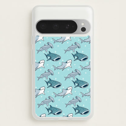 Shark Pattern  -  Phone Case for Google Pixel 9 Pro XL