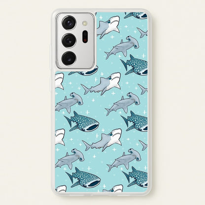 Shark Pattern  -  Phone Case for Galaxy Note 20 Ultra