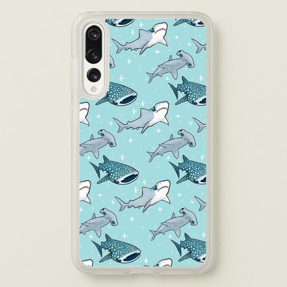 Shark Pattern  -  Phone Case for Huawei P20 Pro