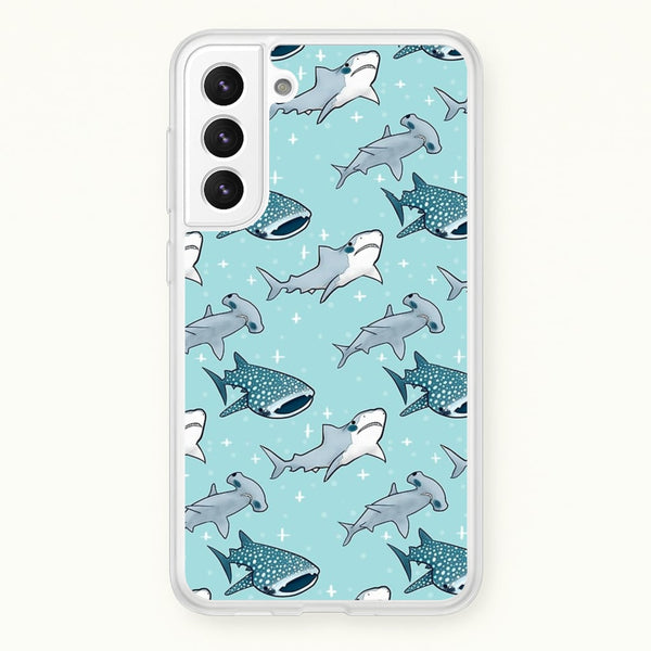 Shark Pattern  -  Phone Case for Galaxy S22