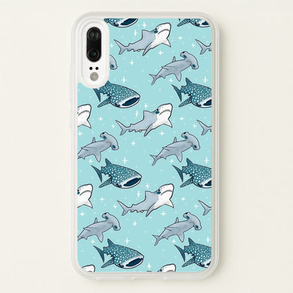 Shark Pattern  -  Phone Case for Huawei P20