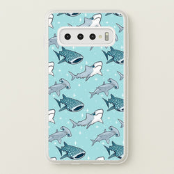 Shark Pattern  -  Phone Case for Galaxy S10