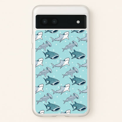 Shark Pattern  -  Phone Case for Google Pixel 7a