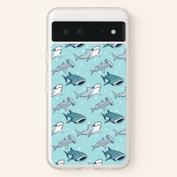 Shark Pattern  -  Phone Case for Google Pixel 6