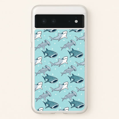 Shark Pattern  -  Phone Case for Google Pixel 6
