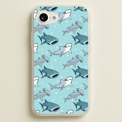 Shark Pattern  -  Phone Case for iPhone 16e