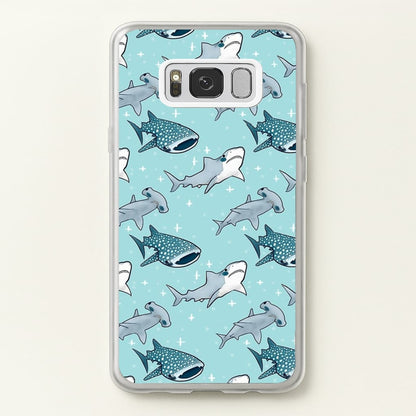 Shark Pattern  -  Phone Case for Galaxy S8