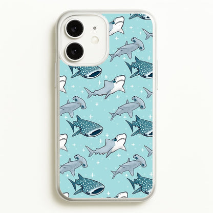 Shark Pattern  -  Phone Case for iPhone 11