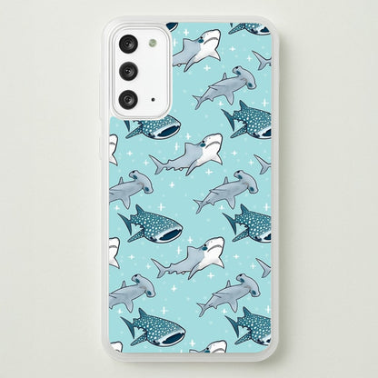 Shark Pattern  -  Phone Case for Galaxy Note 20