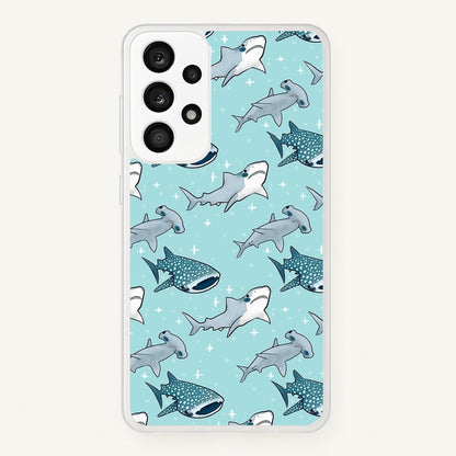 Shark Pattern  -  Phone Case for Galaxy A33