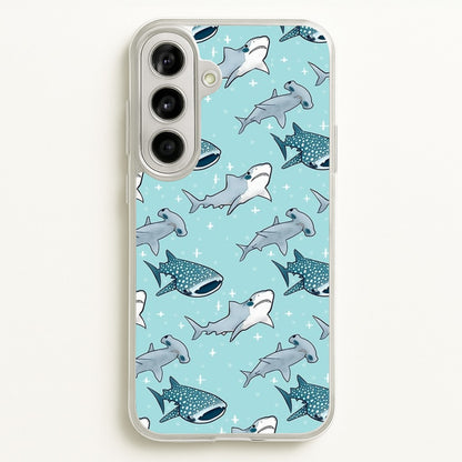 Shark Pattern  -  Phone Case for Galaxy A56