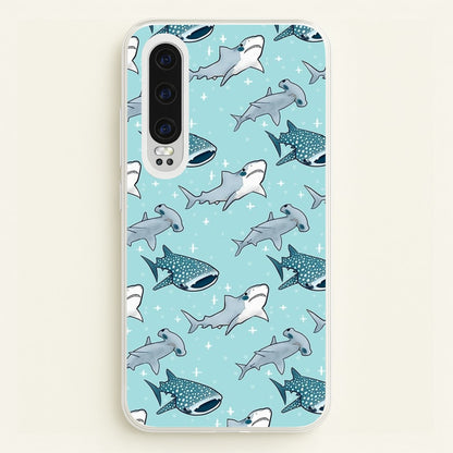 Shark Pattern  -  Phone Case for Huawei P30