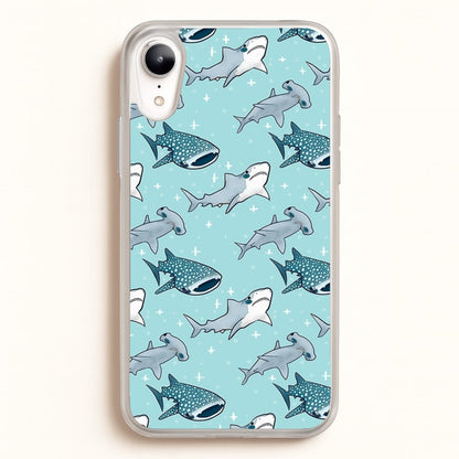 Shark Pattern  -  Phone Case for iPhone XR