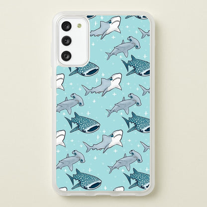 Shark Pattern  -  Phone Case for Galaxy S20