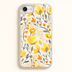 Yellow Field Floral  - Floral Phone Case for iPhone 6 / 7 / 8 / SE