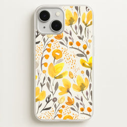 Yellow Field Floral  - Floral Phone Case for iPhone 13