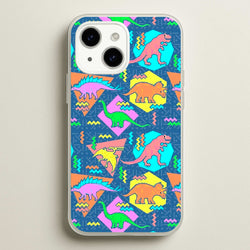 Nineties Dinosaurs Pattern  -  Phone Case for iPhone 14 Plus