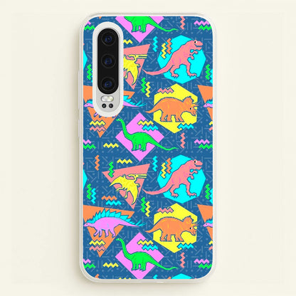 Nineties Dinosaurs Pattern  -  Phone Case for Huawei P30