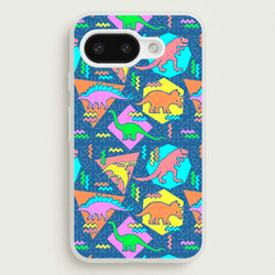 Nineties Dinosaurs Pattern  -  Phone Case for Google Pixel 9a