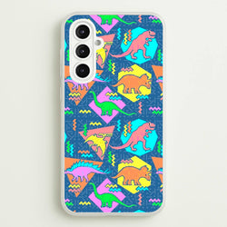 Nineties Dinosaurs Pattern  -  Phone Case for Galaxy A16