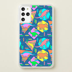 Nineties Dinosaurs Pattern  -  Phone Case for Galaxy S20 Plus