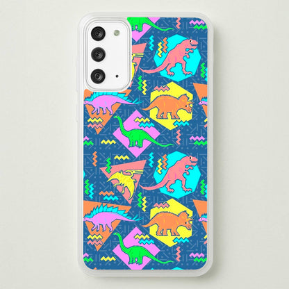 Nineties Dinosaurs Pattern  -  Phone Case for Galaxy Note 20