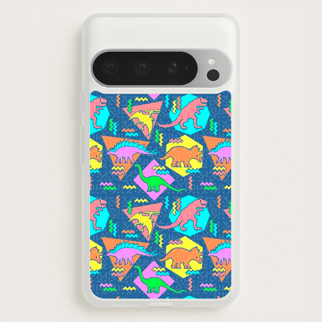 Nineties Dinosaurs Pattern  -  Phone Case for Google Pixel 9 Pro XL