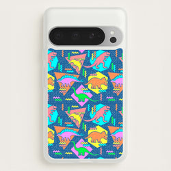 Nineties Dinosaurs Pattern  -  Phone Case for Google Pixel 9 Pro XL